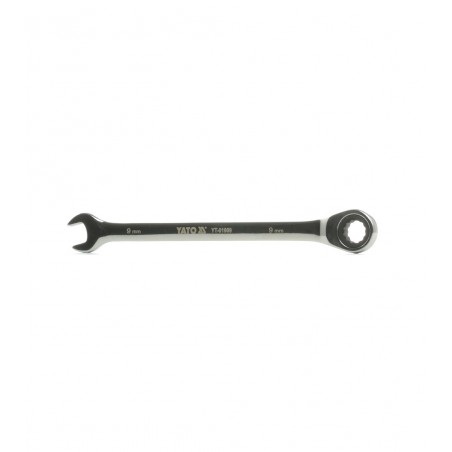 YT-01909 YATO Cheie combinata cu clichet , 9 mm