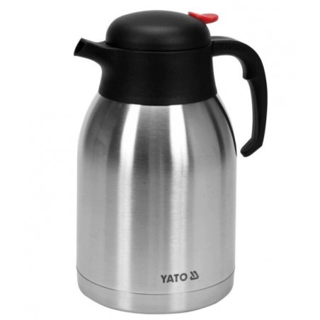 YG-07014 YATO GASTRO Cana termos cu buton, pereti dubli, 2 litri
