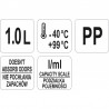 YG-07284 YATO GASTRO Cana de masurare de 1000 ml, polipropilena