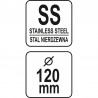 YG-07108 YATO GASTRO Storcator manual citrice din inox, 120 mm, INOX
