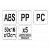 YG-07080 YATO GASTRO Container 5 segmenti pentru barmani 50x16x12 cm