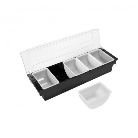 YG-07080 YATO GASTRO Container 5 segmenti pentru barmani 50x16x12 cm