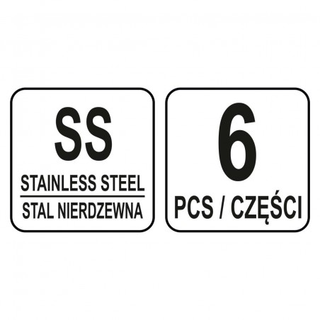 YG-03420 YATO GASTRO Feliator pentru fructe si legume, 6 lame