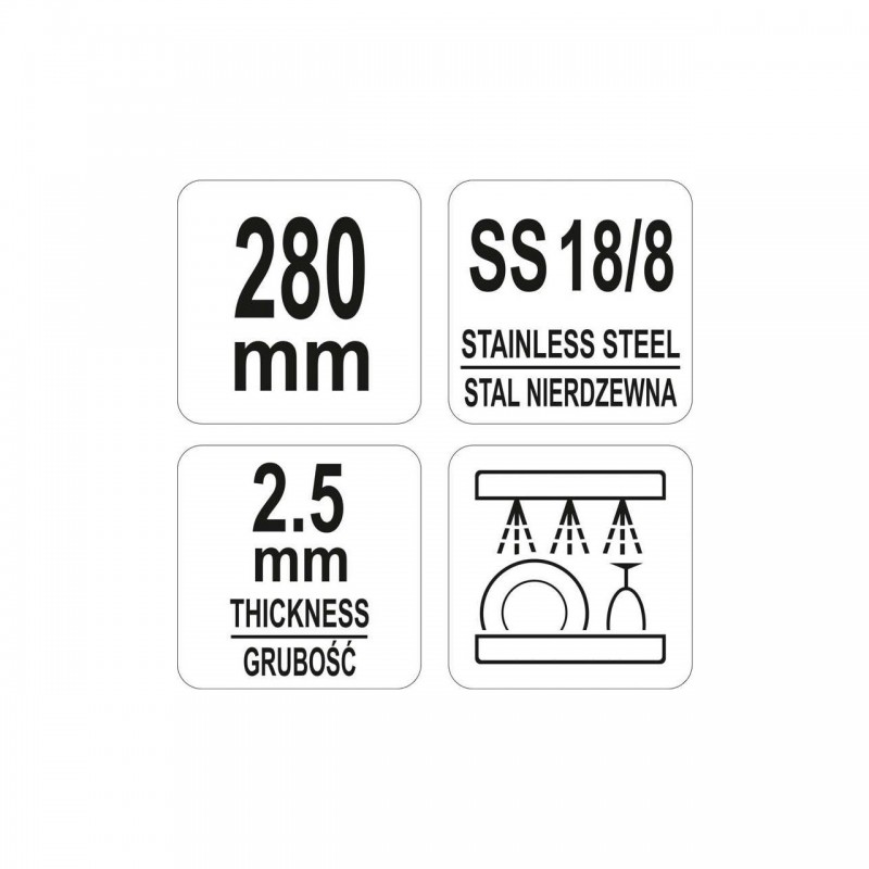 YG-02779 YATO GASTRO Cutit pentru tort, lungime 280 mm