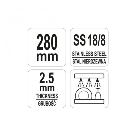 YG-02779 YATO GASTRO Cutit pentru tort, lungime 280 mm