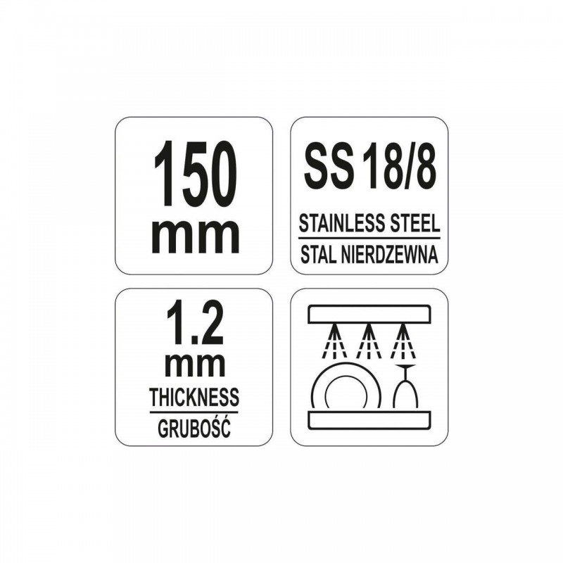 YG-02732 YATO GASTRO Cleste pentru paste 220 mm din inox