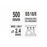 YG-02512 YATO GASTRO Tel, lungime 500 mm din inox