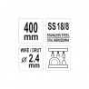 YG-02511 YATO GASTRO Tel, lungime 400 mm din inox