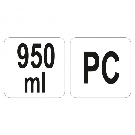 YG-02461 YATO Scafa pentru gheata, capacitate 950 ml din policarbonat