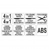 YG-02352 YATO GASTRO Dispozitiv ascutit cutite 4 in 1