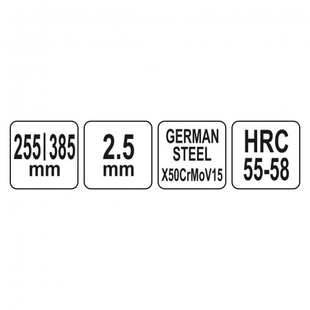 YG-02232 YATO GASTRO Cutit pentru dezosat si filetat 290 mm