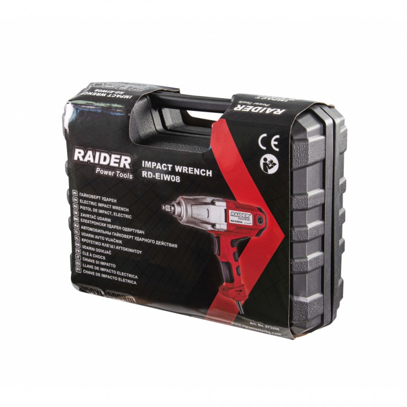 073208 RAIDER Cheie de impact,prindere patrat 1/2, 950W, 500Nm, LED