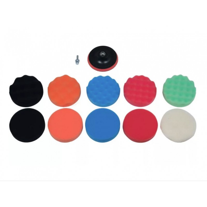 YT-47931 Set bureti polisat 125 mm, M14, 12 piese