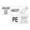 YG-02173 YATO GASTRO Tocator din plastic albastru 450 x 300 x 13 mm