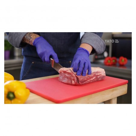 YG-02170 YATO GASTRO Tocator din plastic rosu 450 x 300 x 13 mm