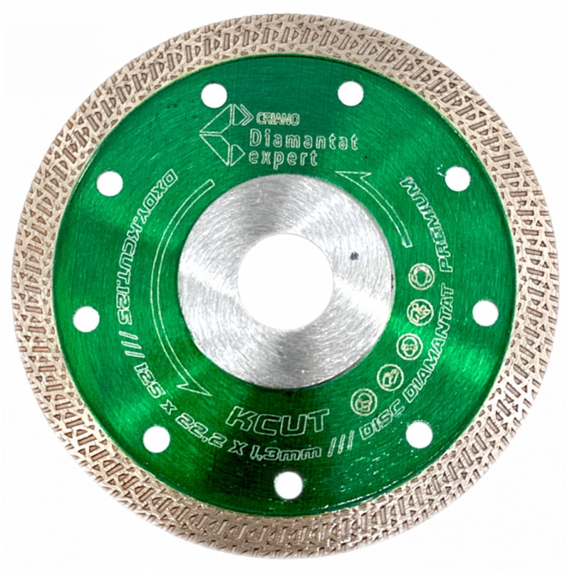 Disc DiamantatExpert KCUT pt. Portelan dur, Placi dure, Ceramica dura, 125x22.2 (mm) Premium