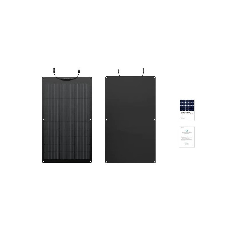 Panou solar flexibil montabil, 100W - siliciu monocristalin, LiFePO4 - EcoFlow