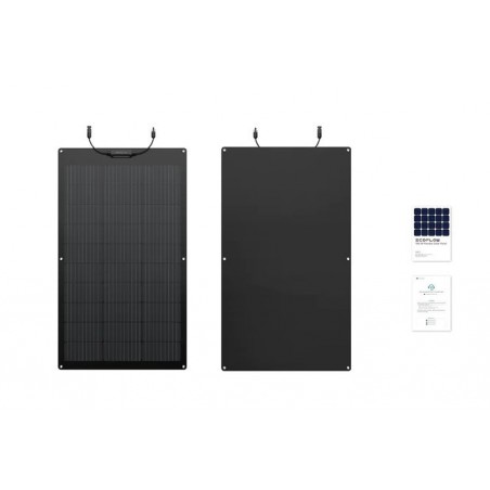 Panou solar flexibil montabil, 100W - siliciu monocristalin, LiFePO4 - EcoFlow