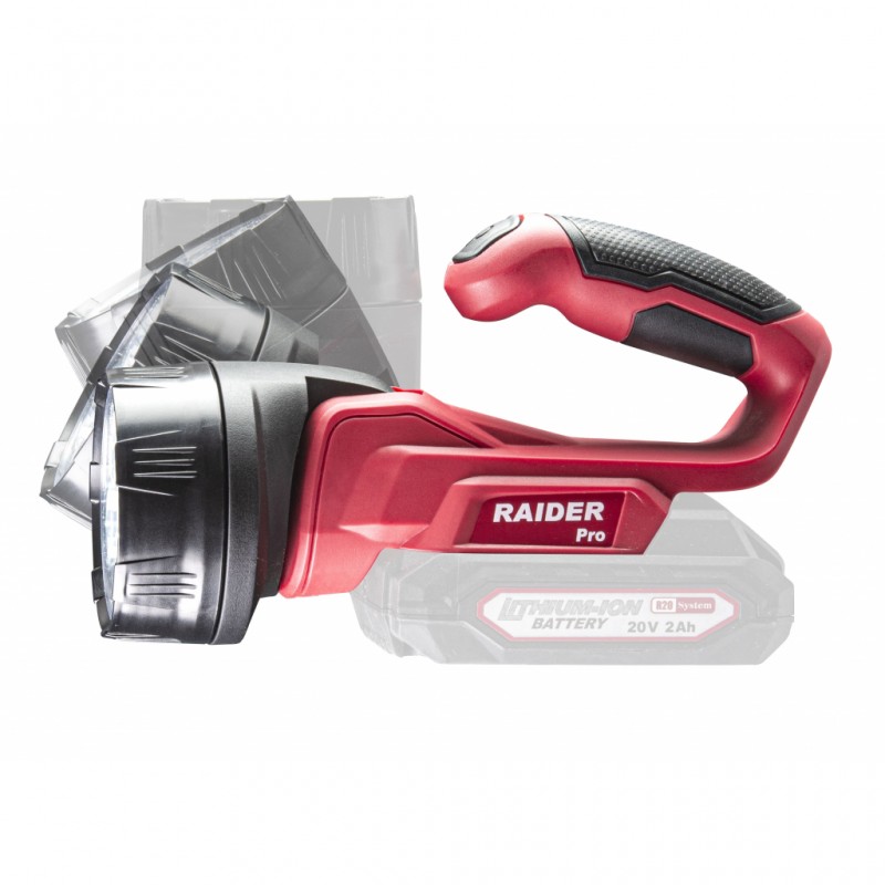 039714 RAIDER Lampa de lucru compatibila cu Li-Ion 20V, 3 LED, 260lm