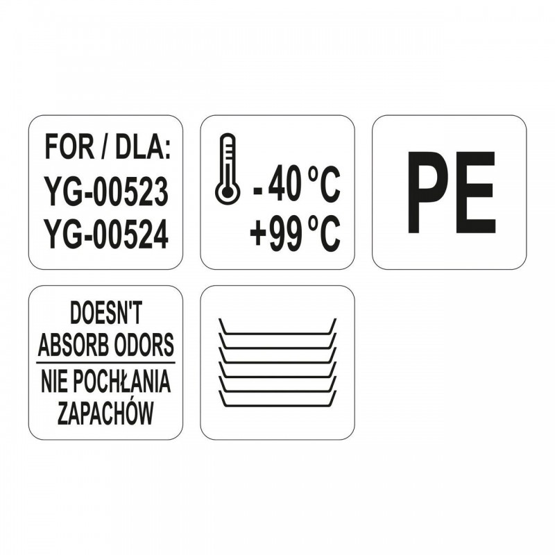 YG-00526 YATO GASTRO Capac pentru caserola 29 cm