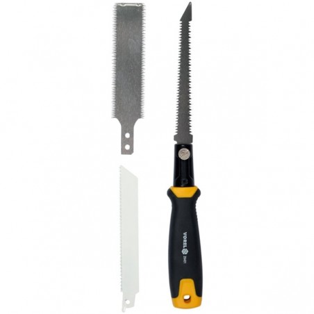 28401 VOREL Fierastrau cu panze mixte, 125-140 mm, tais reversibil