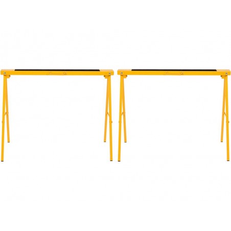 29401 VOREL Set 2 capre pliabile pentru lucru, 100 x 10 x 75 cm