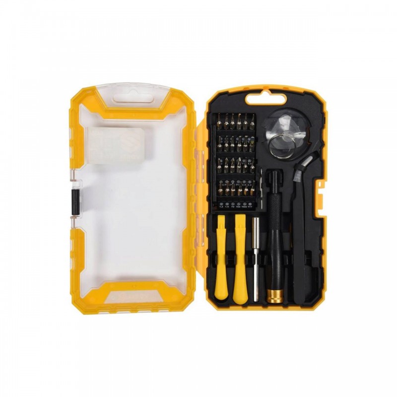 64384 VOREL Set 32 biti pentru reparatii telefoane Vorel Crom Vanadiu, Magnetice
