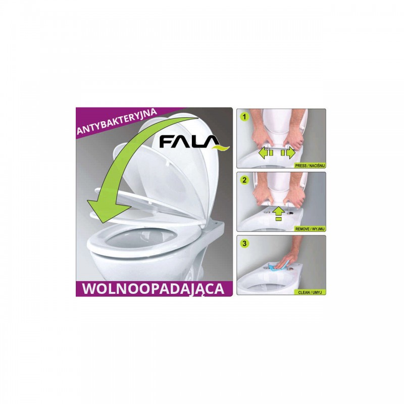 75470 FALA Capac toaleta cu soft close