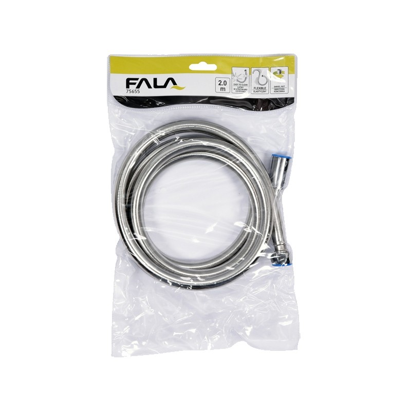 75655 FALA Furtun de dus flexibil din otel inoxidabil, lungime 2 m