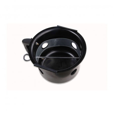 99512 LUND Gratar gradina cu capac din otel inoxidabil, 71 cm