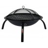 99701 LUND Gratar gradina cu grilaj, diametru 56 cm, inaltime 39cm