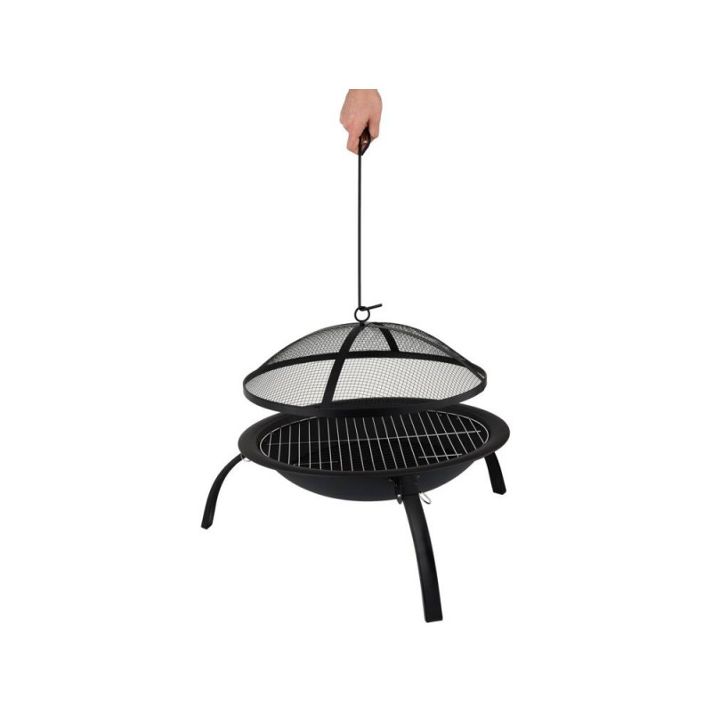 99701 LUND Gratar gradina cu grilaj, diametru 56 cm, inaltime 39cm