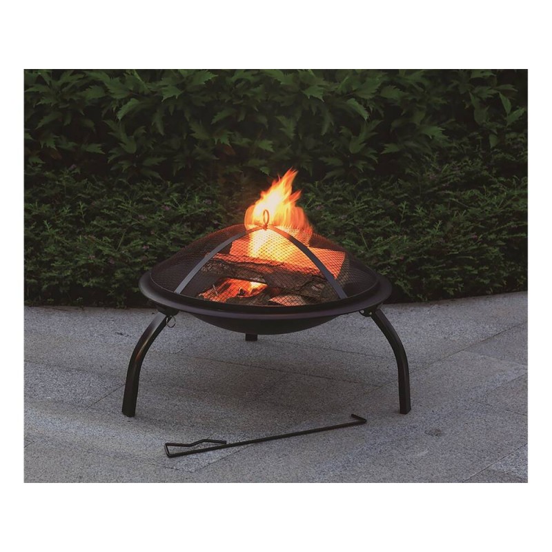 99701 LUND Gratar gradina cu grilaj, diametru 56 cm, inaltime 39cm