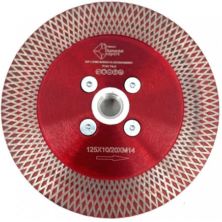 Disc DiamantatExpert pt. taiere si slefuire - Gresie si Placi dure 125x1.8 (mm) xM14, Premium