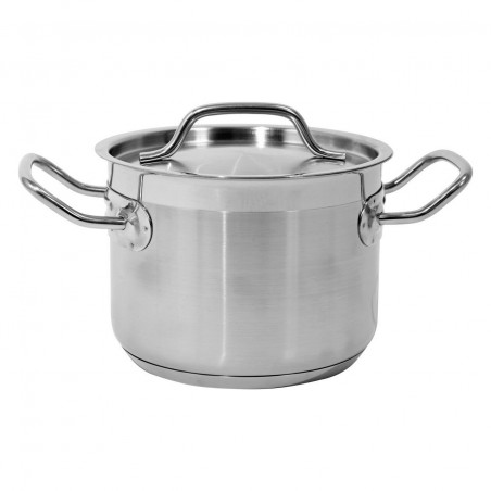 YG-00001 YATO GASTRO Oala cu capac, 16x12 cm, capacitate 2.4 L