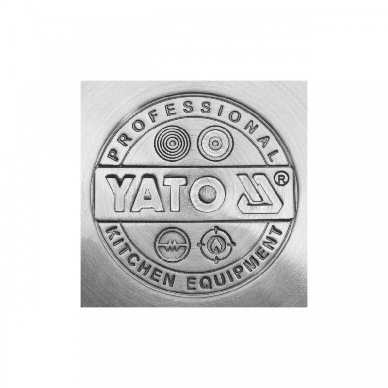 YG-00004 YATO GASTRO Oala cu capac, capacitate 15.5 l, 28 x 24 cm