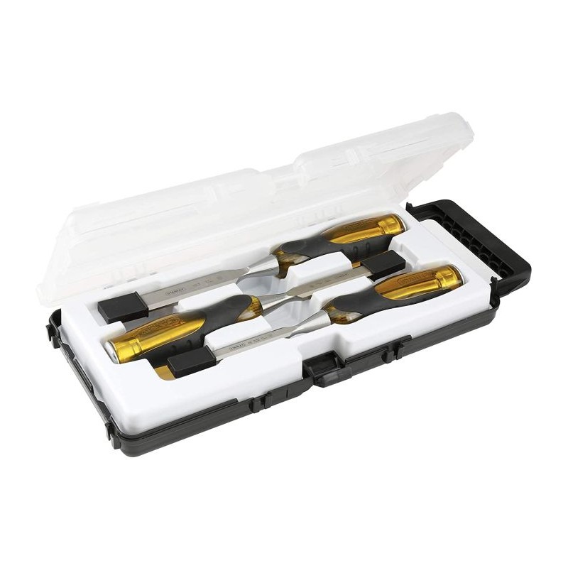 STANLEY FatMax Set de 3 dalti pentru lemn Thru Tang 10, 15, 25 mm