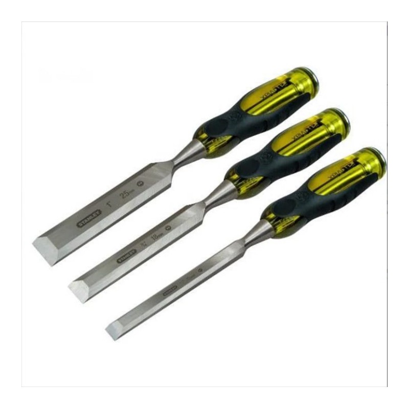 STANLEY FatMax Set de 3 dalti pentru lemn Thru Tang 10, 15, 25 mm