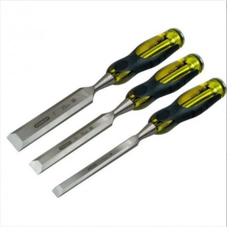 STANLEY FatMax Set de 3 dalti pentru lemn Thru Tang 10, 15, 25 mm