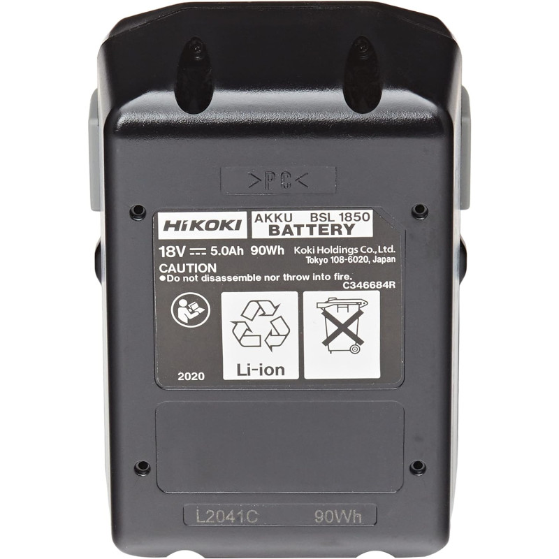 HIKOKI(HITACHI) Acumulator Li-Ion, capacitate 5.0Ah, tensiune 18V