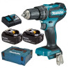DHP485RTJ MAKITA Bormasina cu 2 acumulatori Li-Ion de 18 V 5 Ah