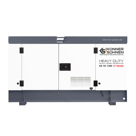 Generator de curent 17.6 kVA diesel - Heavy Duty - insonorizat - Konner & Sohnen