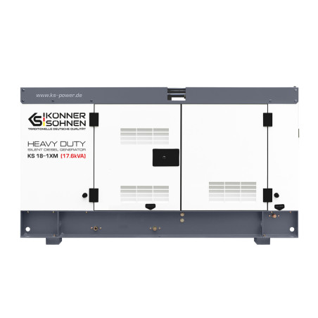 Generator de curent 17.6 kVA diesel - Heavy Duty - insonorizat - Konner & Sohnen