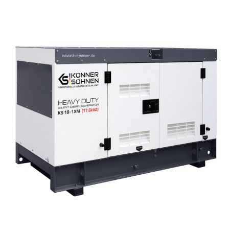 Generator de curent 17.6 kVA diesel - Heavy Duty - insonorizat - Konner & Sohnen