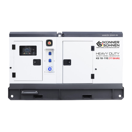 Generator de curent 17.6 kVA diesel - Heavy Duty - insonorizat - Konner & Sohnen