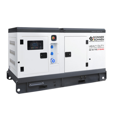 Generator de curent 17.6 kVA diesel - Heavy Duty - insonorizat - Konner & Sohnen