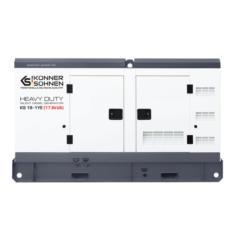 Generator de curent 17.6 kVA diesel - Heavy Duty - insonorizat - Konner & Sohnen