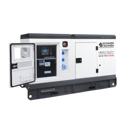 Generator de curent 17.6 kVA diesel - Heavy Duty - insonorizat - Konner & Sohnen
