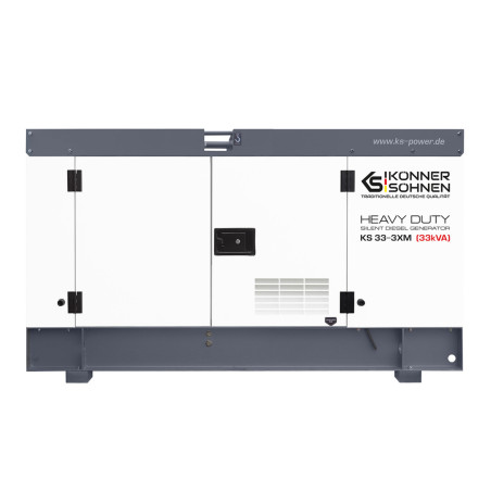 Generator de curent 33 kVA diesel - Heavy Duty - insonorizat - Konner & Sohnen