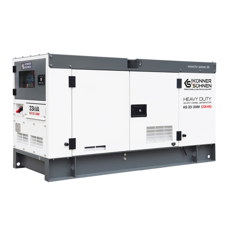 Generator de curent 33 kVA diesel - Heavy Duty - insonorizat - Konner & Sohnen